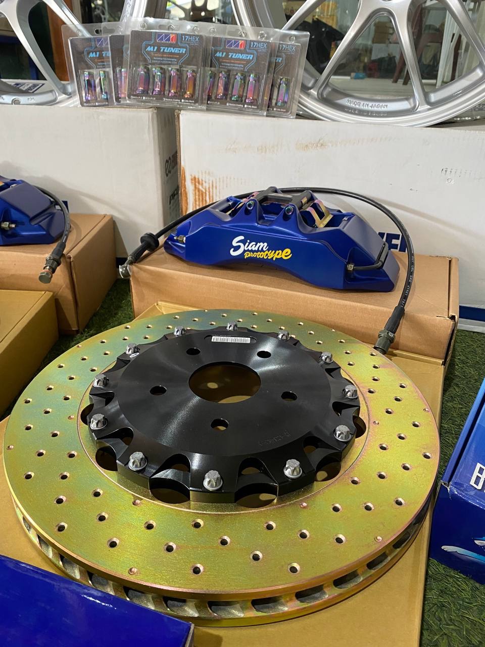 Brake system installed