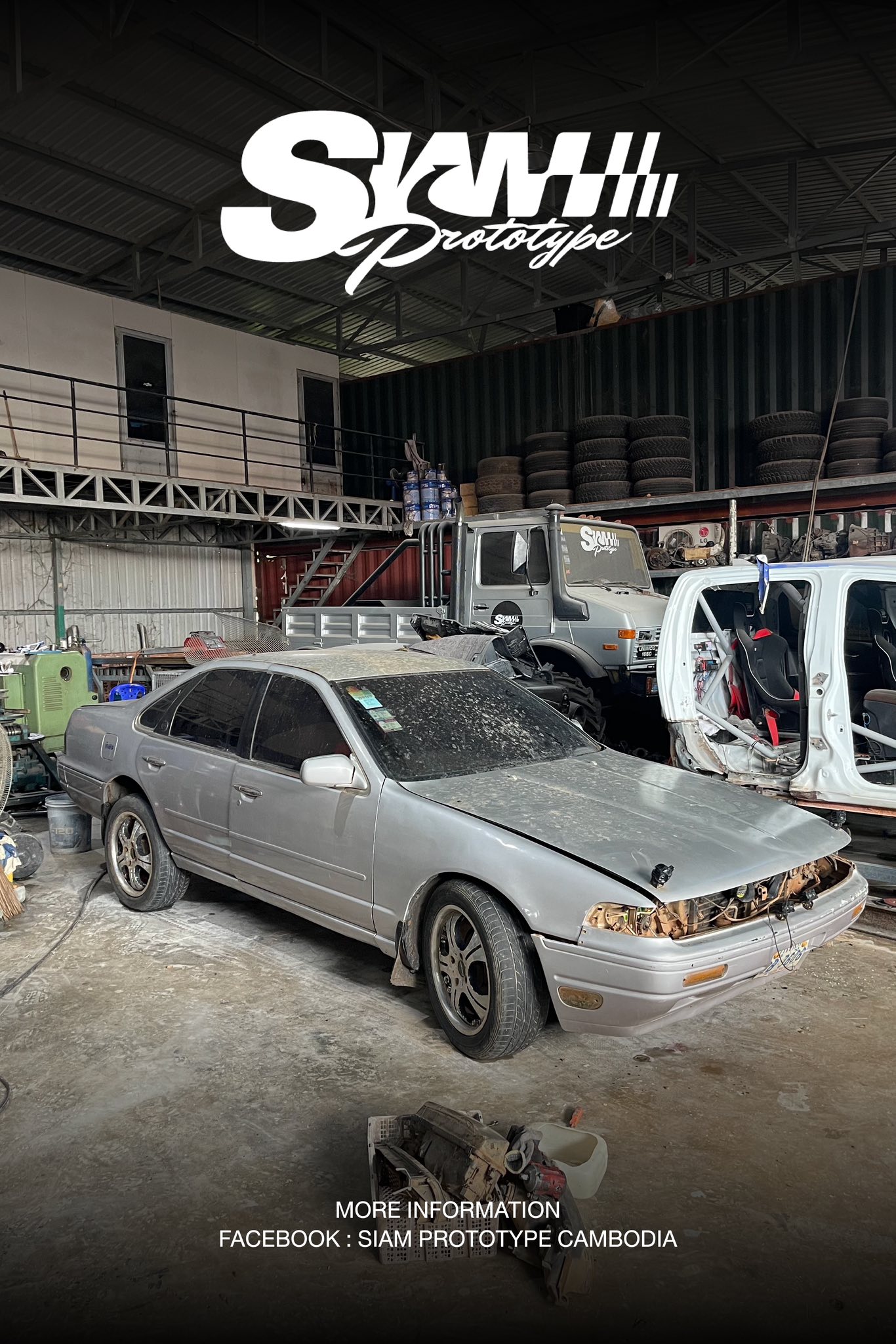 Front 3/4 in workshop