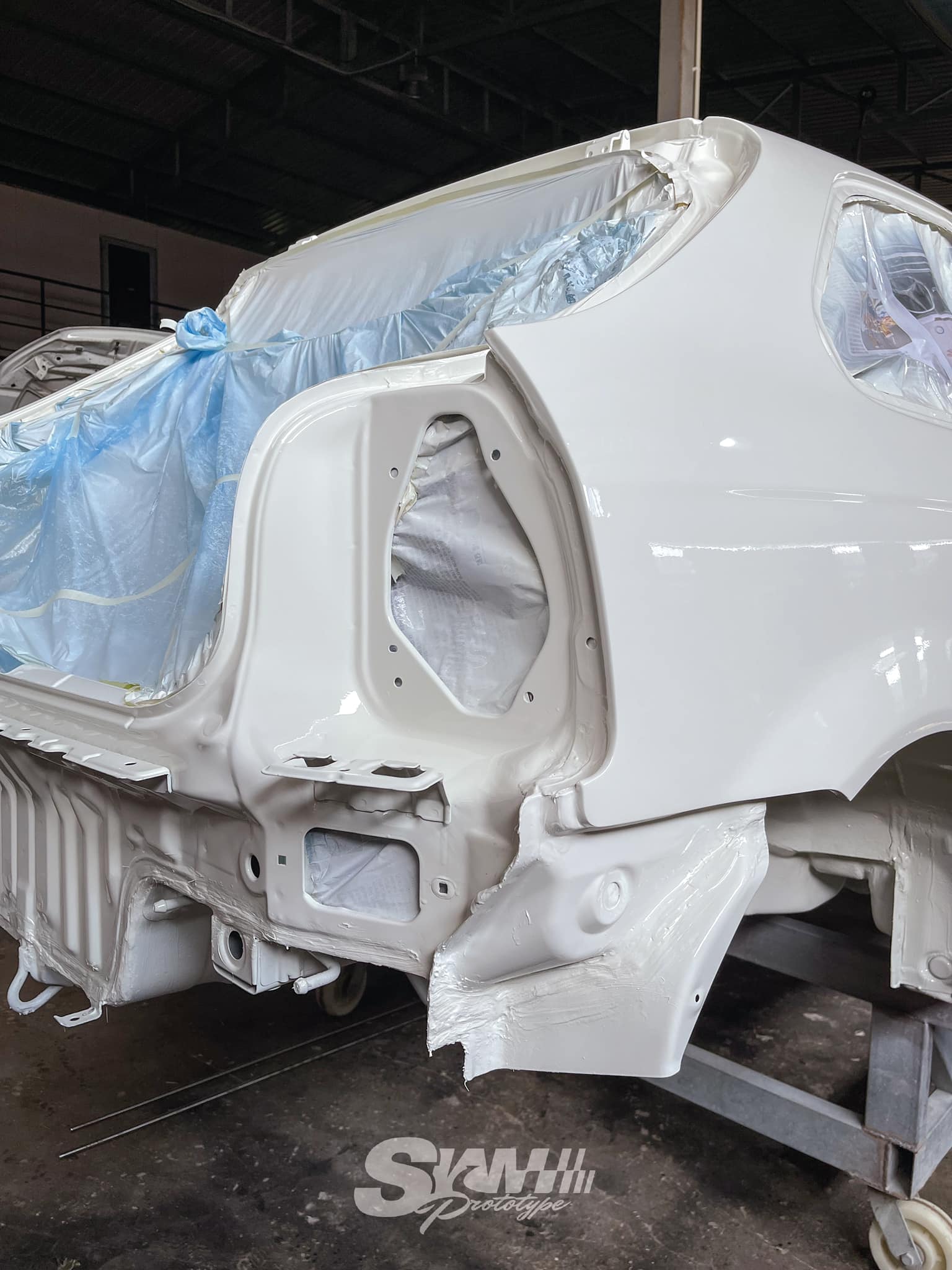 Honda Civic engine bay