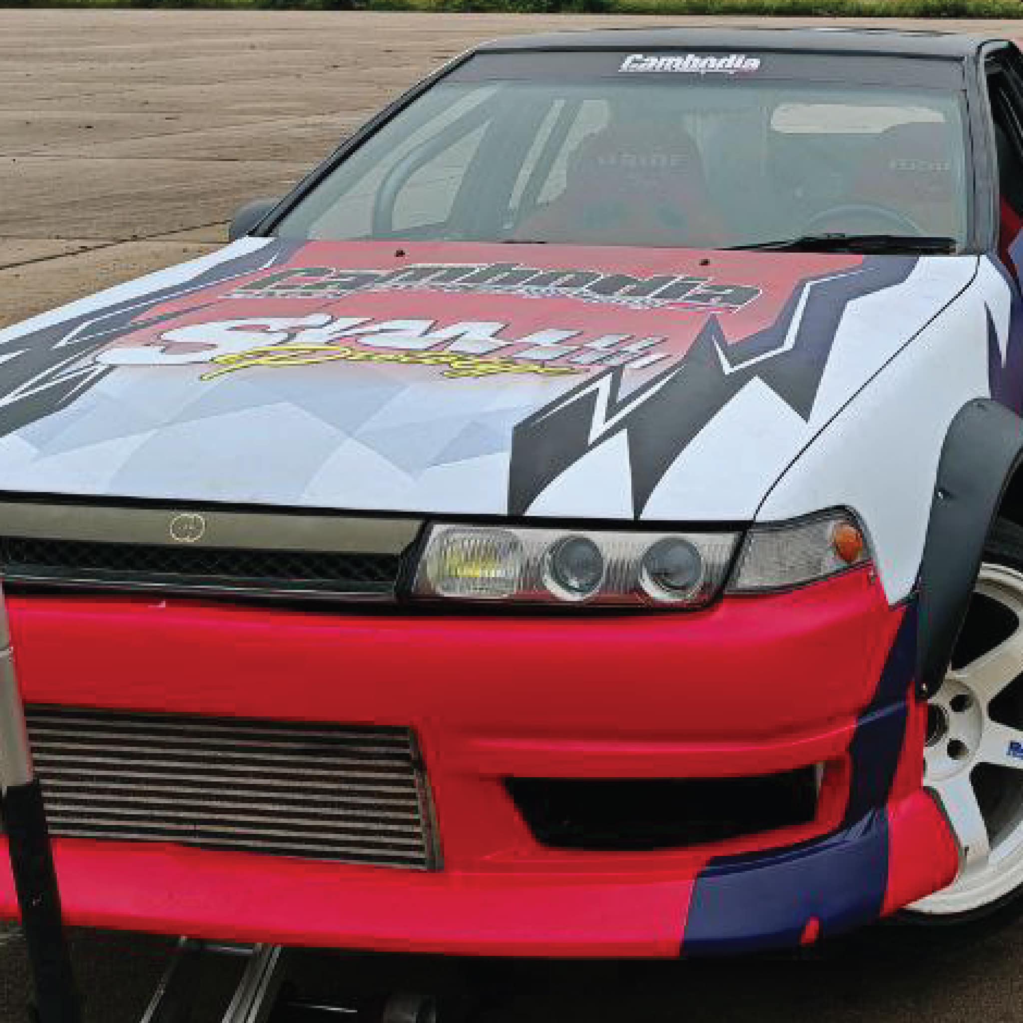 Cefiro A31 at the track with full SPC livery