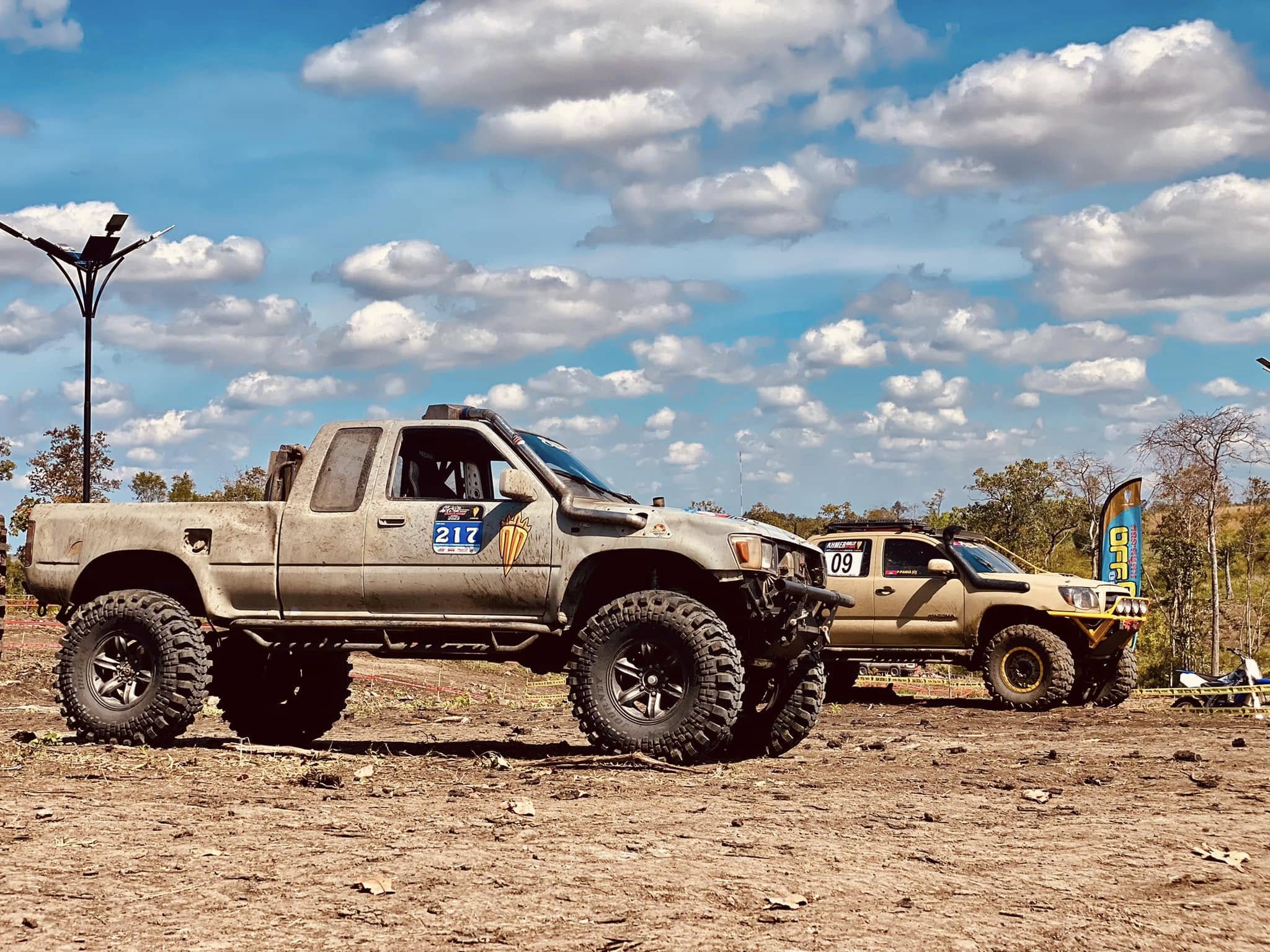 Tacoma Beast on muddy course