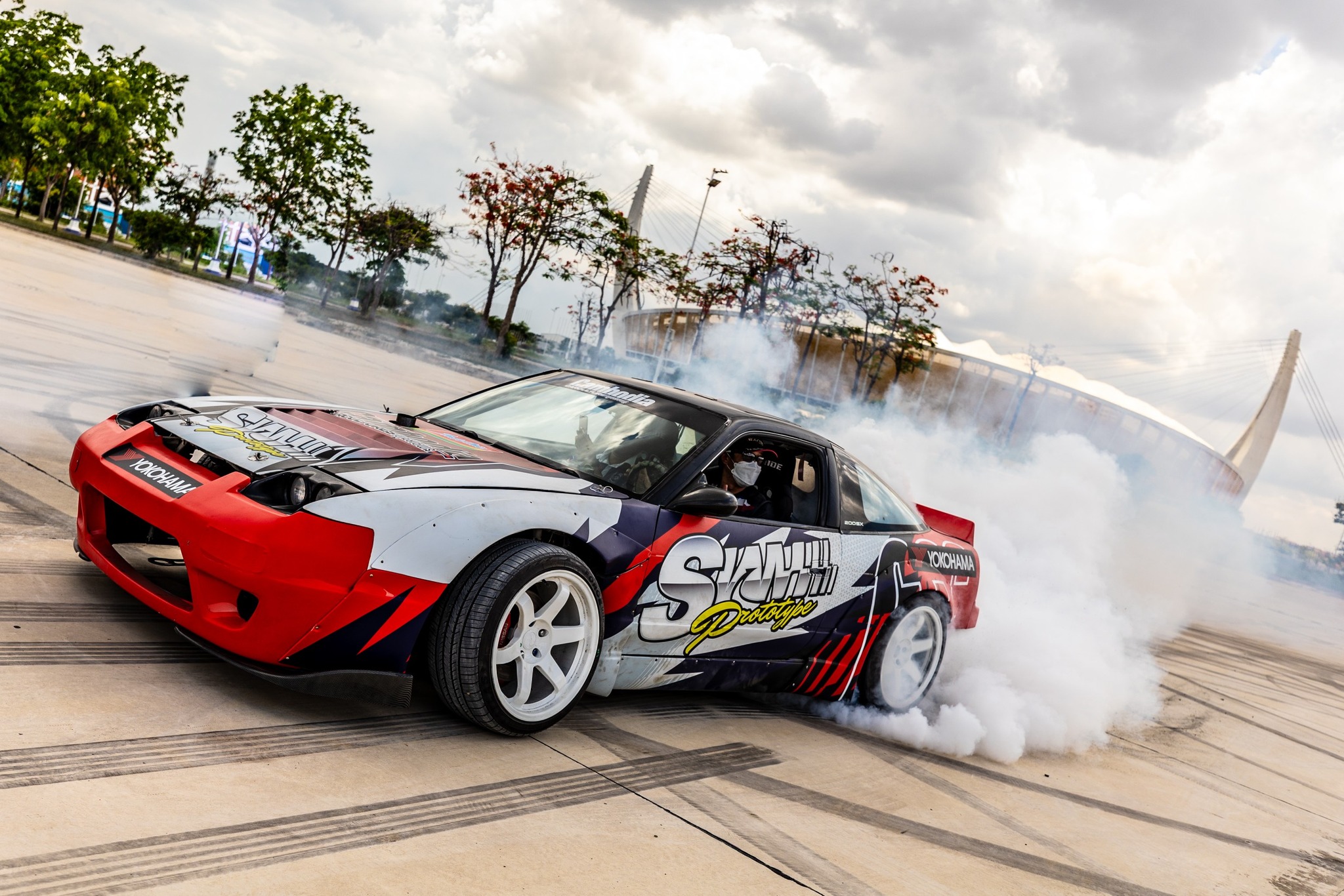 Siam Prototype drift car in action